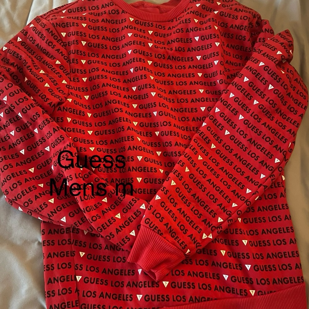 Guess Men's Red Sweater